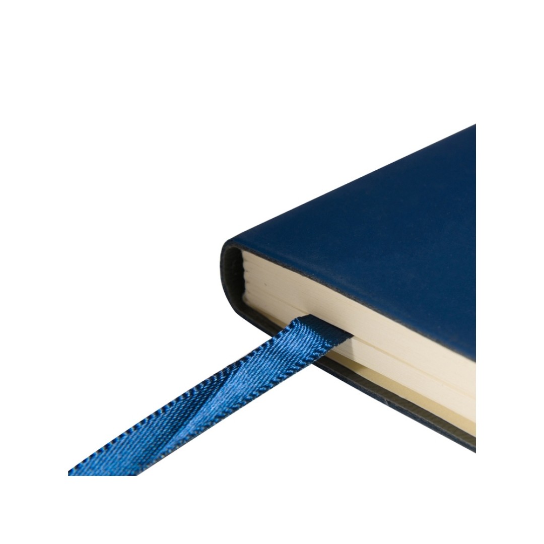 Блокнот А5  "City Flex" на резинке, синий