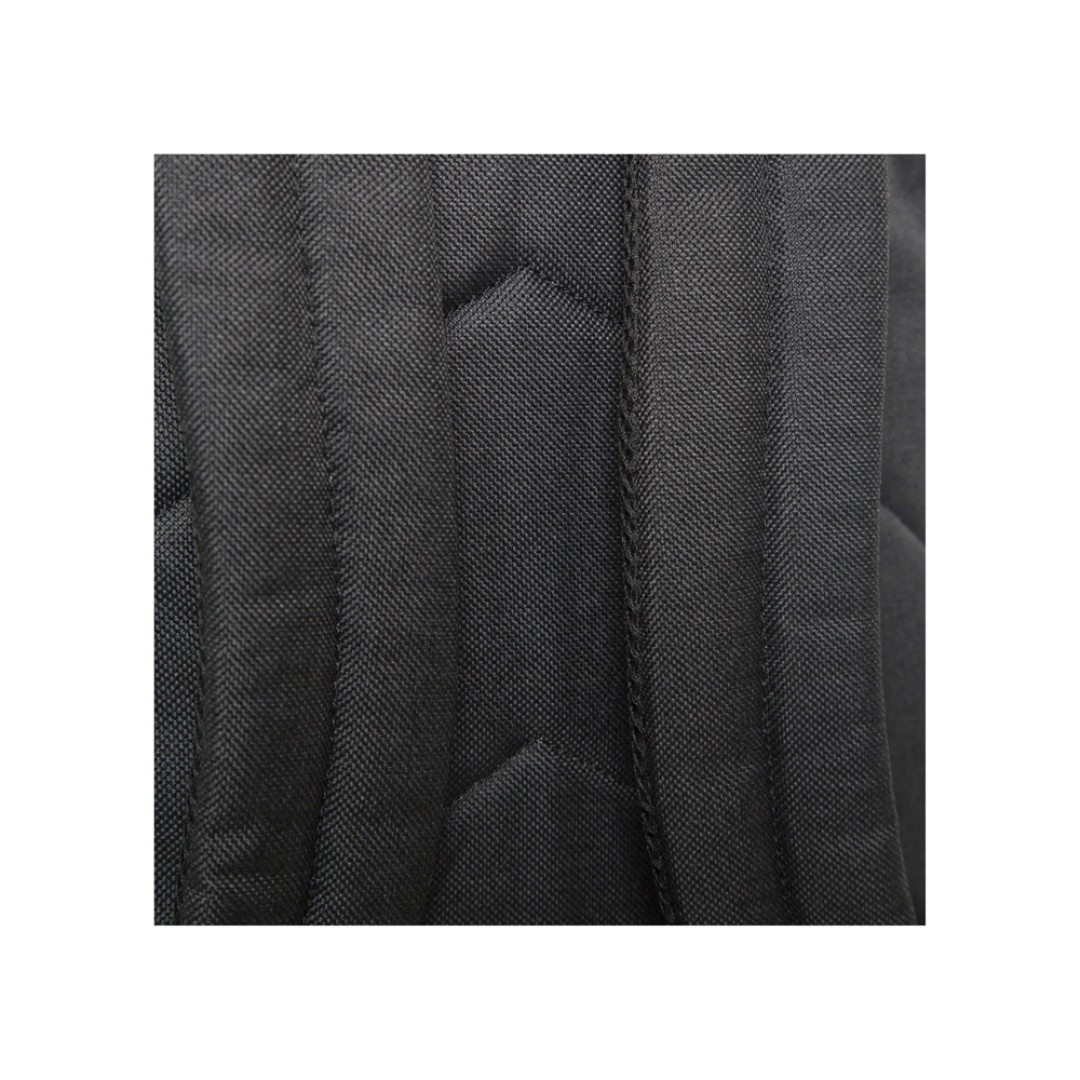 Рюкзак TORBER GRAFFI, черный с карманом коричневого цвета, полиэстер меланж, 42 х 29 x 19 см