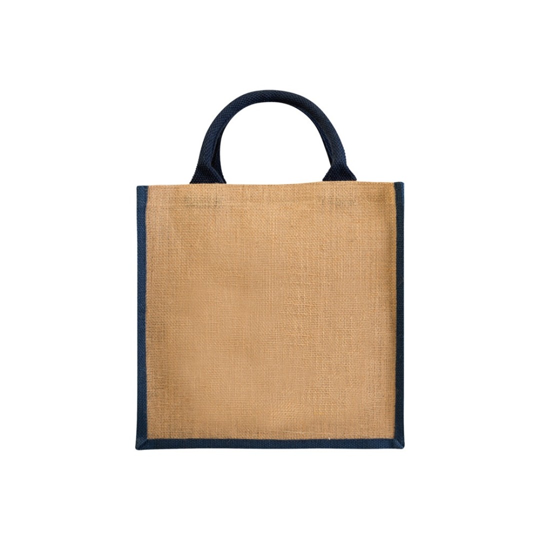 Сумка подарочная "Hindy", натуральный/темно-синий