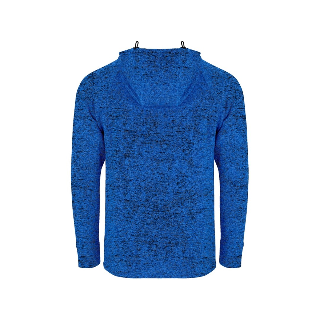 Толстовка на молнии "Everest", меланжевый королевский синий