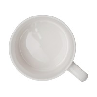 Кружка "Kos", 370 мл, белый, с квадратной ручкой