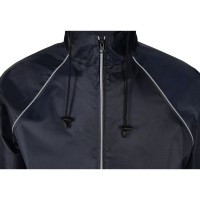 Дождевик "Sunshine" со светоотражающими кантами, темно-синий, размер  XS/S