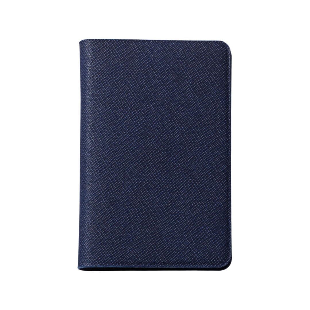 Футляр-книжка на 4-е карты с RFID "Favor", темно-синий