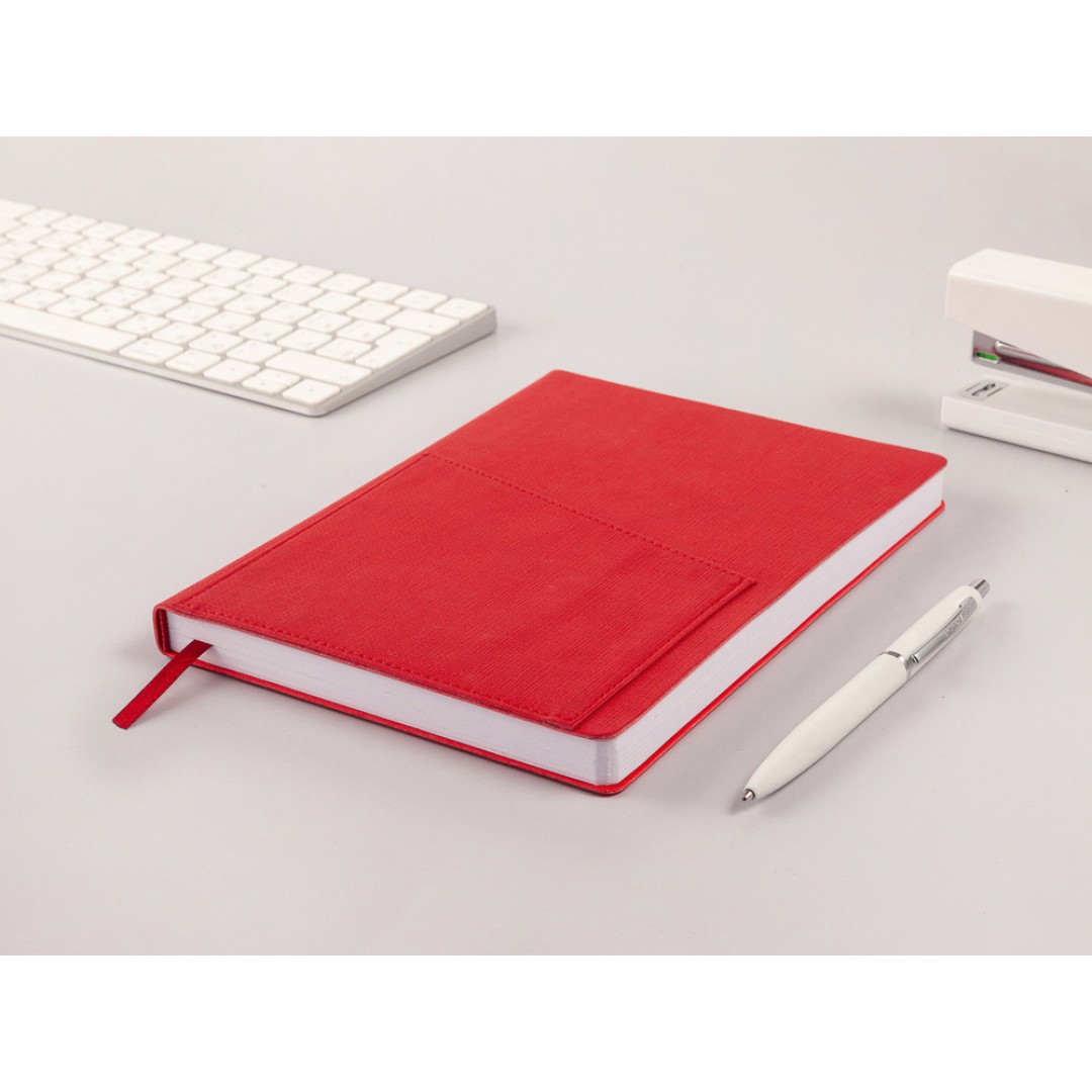 Ежедневник недатированный А5 Barcelona, красный