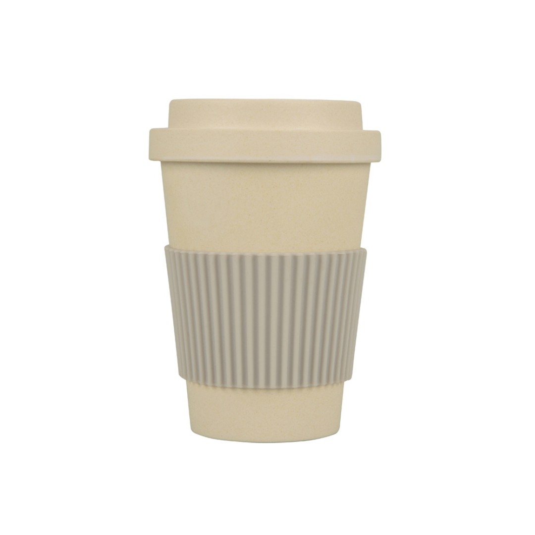 Термокружка "Muffin" из натуральных волокон, бежевый