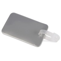 Бирка для багажа "Voyage" 2.0, серебристый