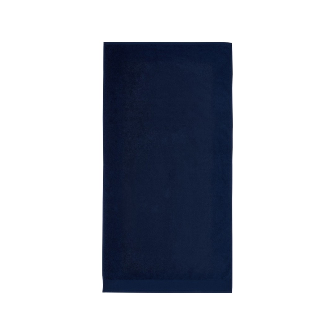 Полотенце для ванны Ellie из хлопка плотностью 550 г/м2 и размером 70x140 см, темно-синий