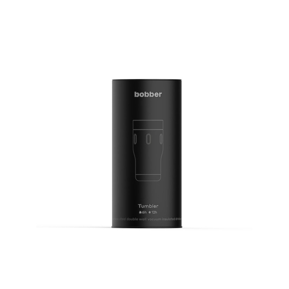 Термос питьевой, вакуумный, бытовой, тм "bobber". Объем 0,35 литра. Артикул Tumbler-350 Black Coffee