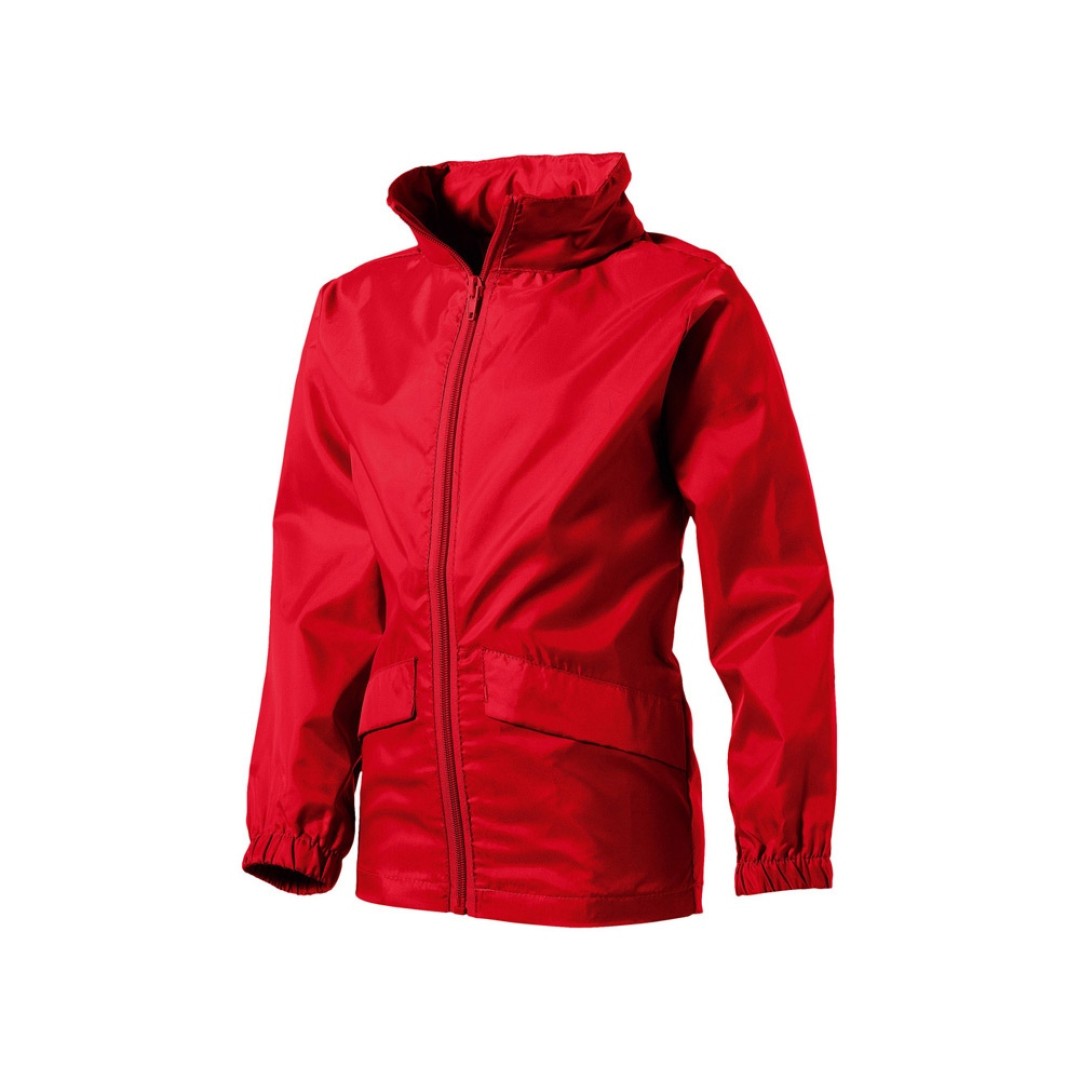 Ветровка "Miami" детская с чехлом, красный