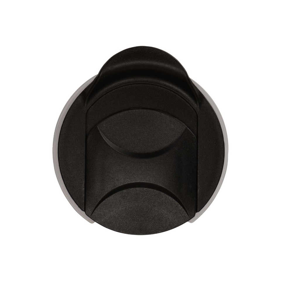 Кружка Denpasar с пробковым дном и крышкой, цветная с двух сторон, черный