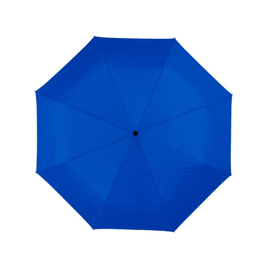 Зонт Alex трехсекционный автоматический 21,5", ярко-синий