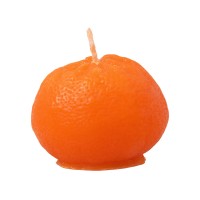 Набор свечей "Мандарины в сетке", оранжевый