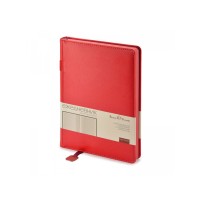 Ежедневник А5 недатированный «Polo», красный