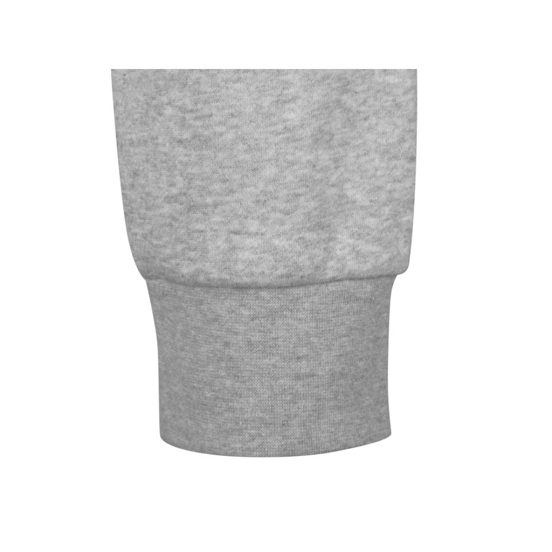 Толстовка с капюшоном «Dublin» мужская, серый меланж/белый меланж