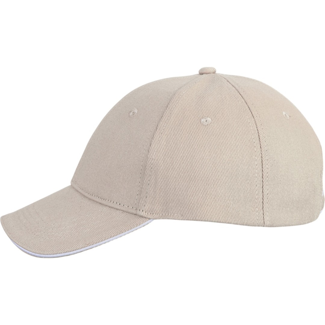 Бейсболка «Cancun», песочный/белый (Р)