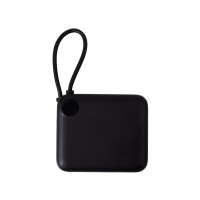 Внешний аккумулятор со встроенным кабелем «Liri», QC/PD, 10000 мАч, черный