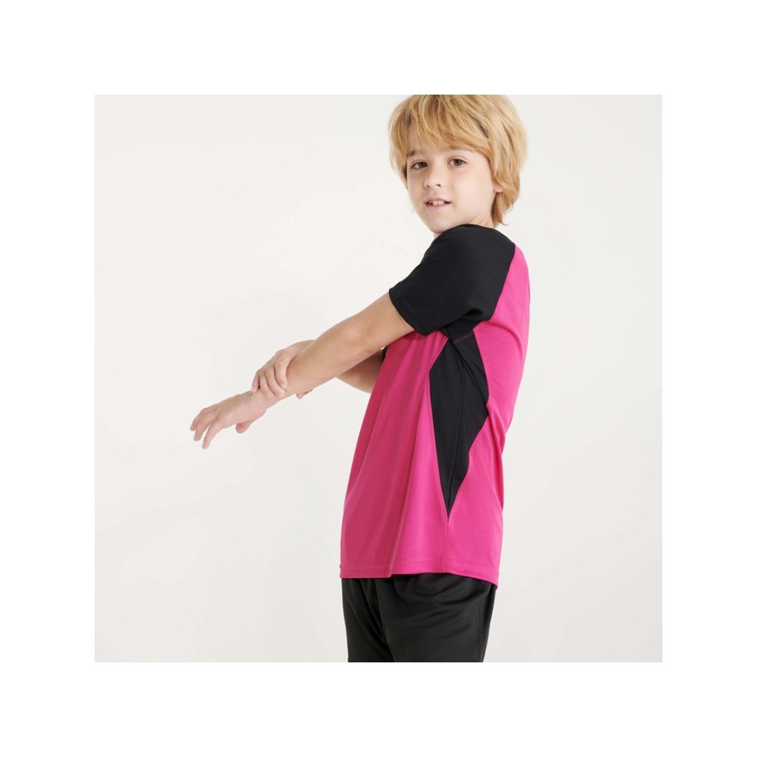 Футболка "Bugatti" мужская, яркая фуксия /черный