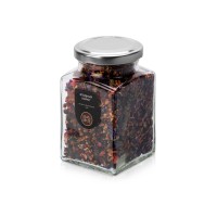 Чай ягодно-травяной, серия "Bouquet", ягодный пирог, стеклянная банка
