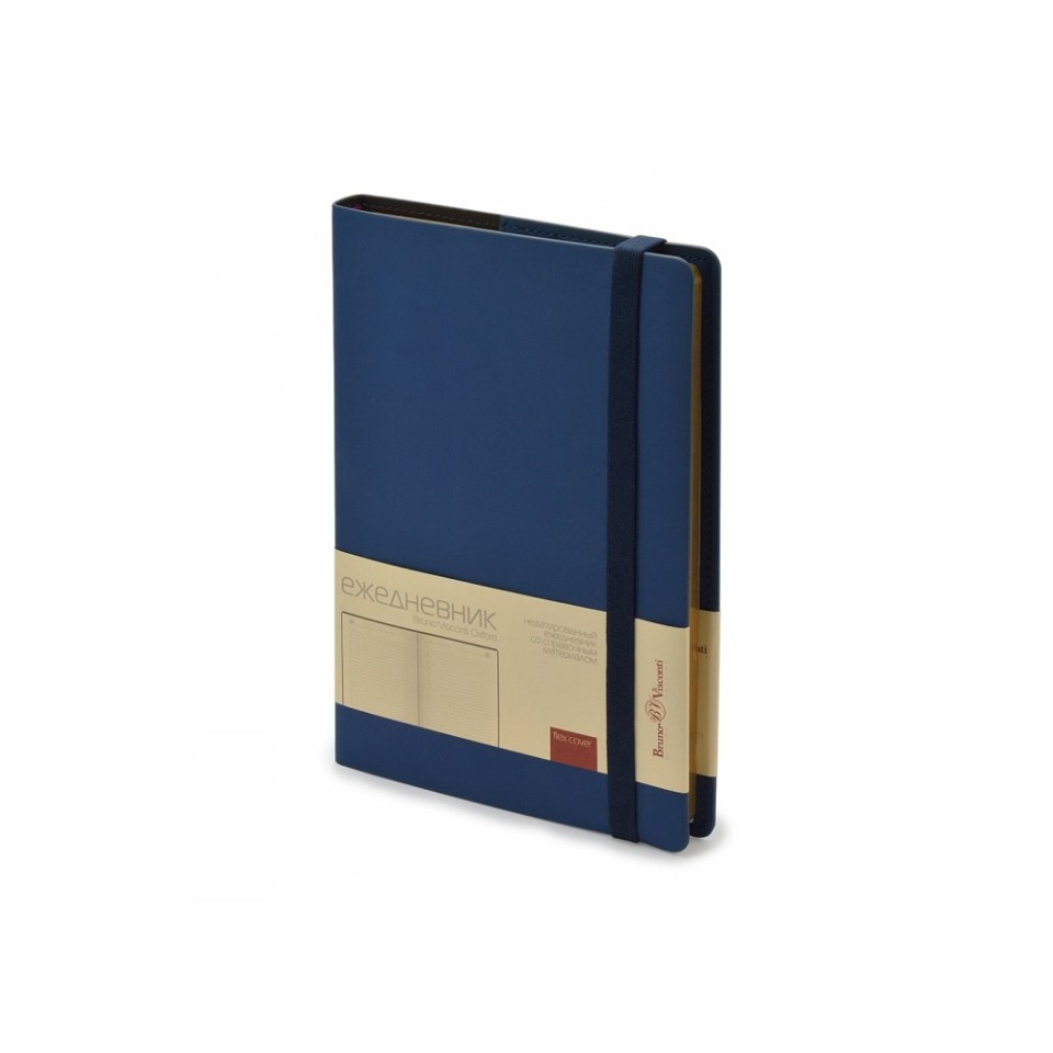 Ежедневник недатированный А5  "Oxford", синий