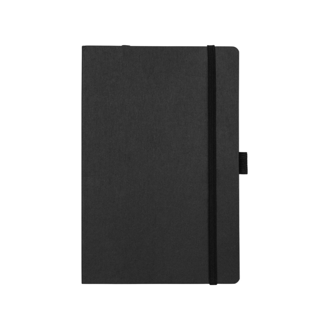 Блокнот из моющегося крафта и каменной бумаги А5 "Fleekstone", гибкая обложка, черный