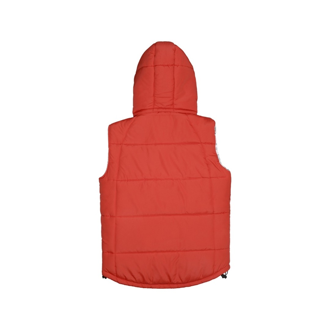 Жилет "Vigour" мужской, красный/стальной