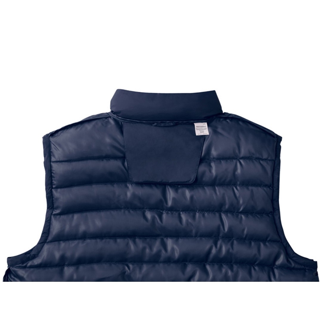 Мужской утепленный жилет Pallas  из переработанных материалов по стандарту GRS - Темно - синий