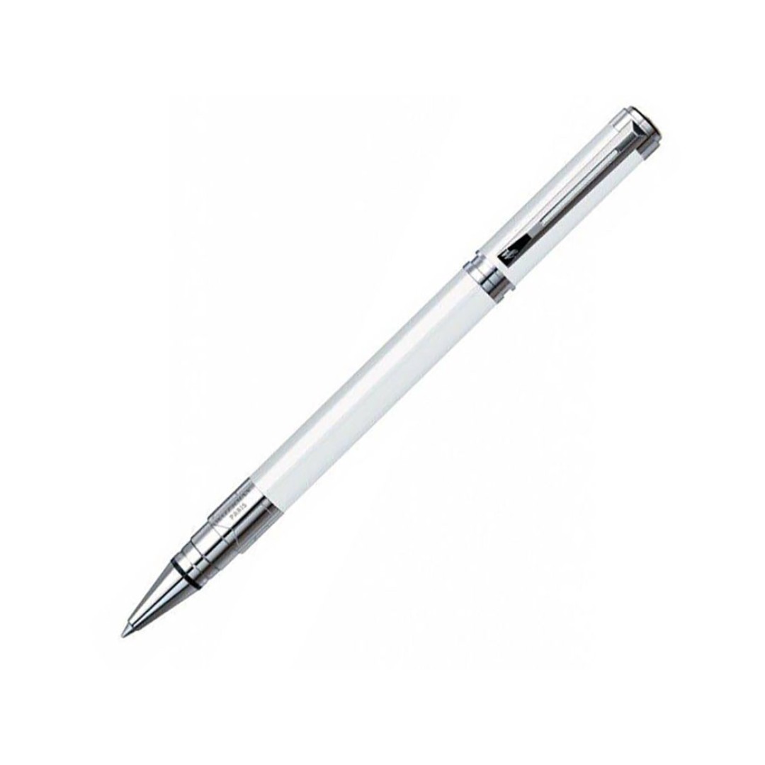 Ручка роллер Waterman «Perspective Pure White CT F», белый/серебристый