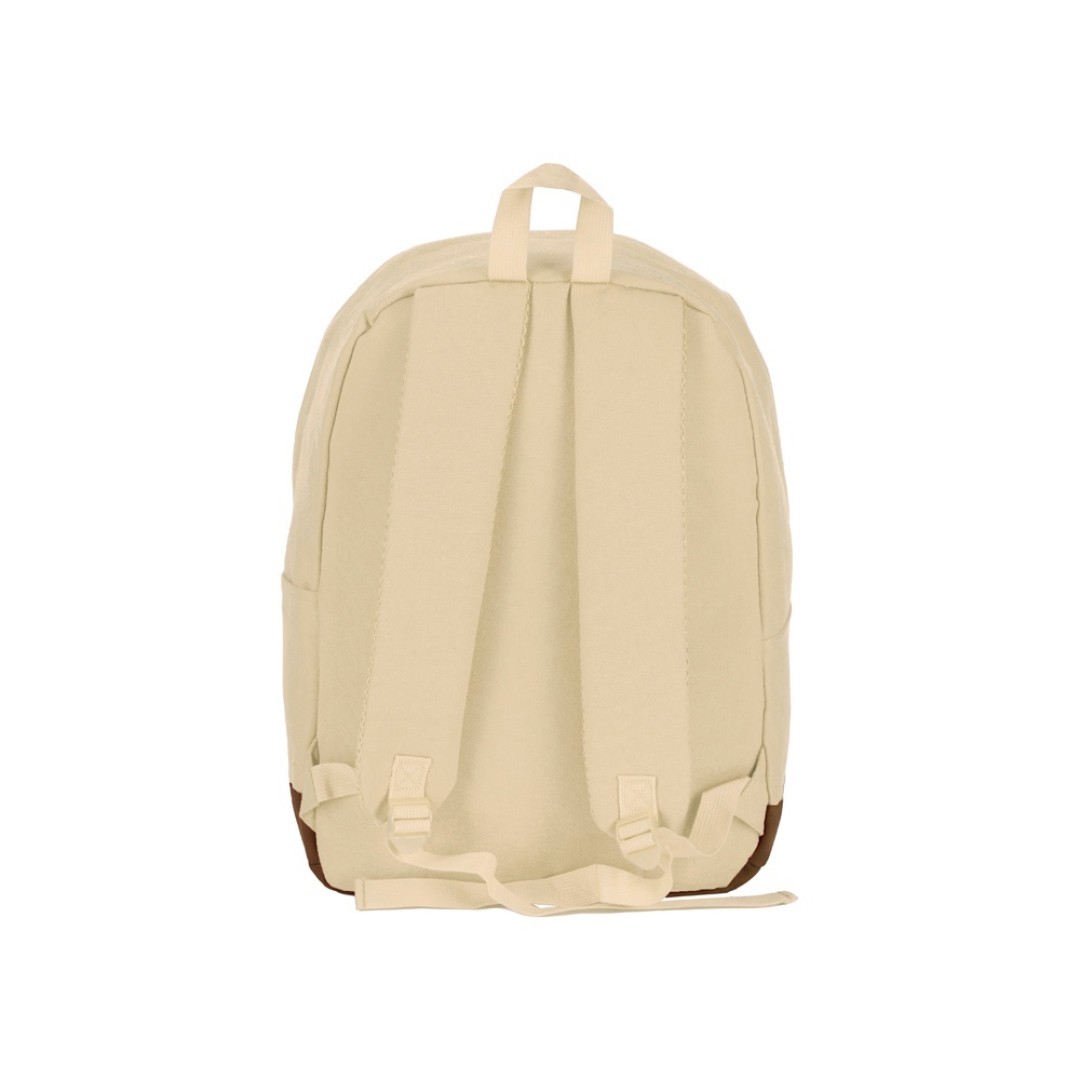 Рюкзак Shammy с эко-замшей для ноутбука 15", молочный