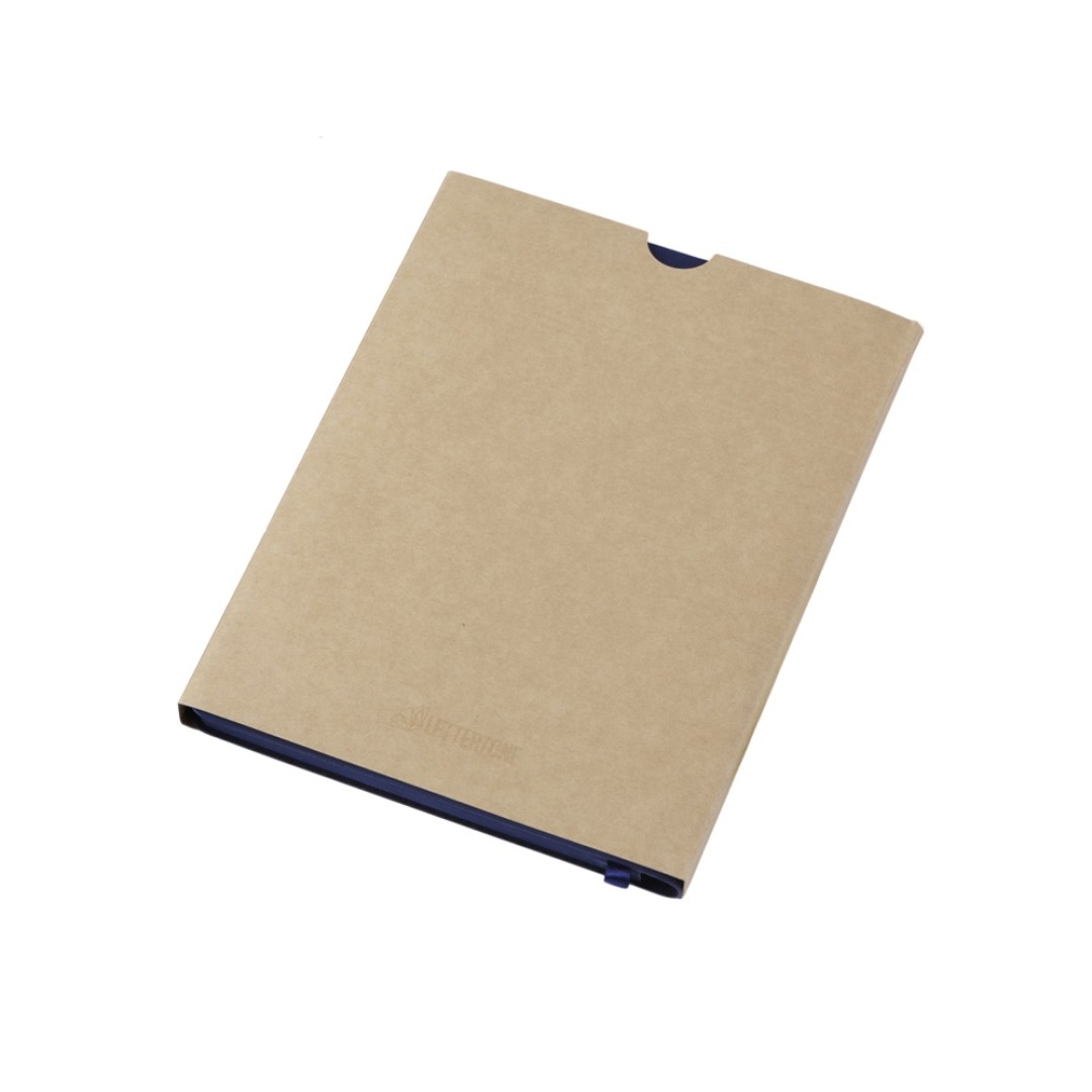 Блокнот А5 "Notepeno Max", 96 листов 80 гр/м2 белой FSC бумаги, темно-синий