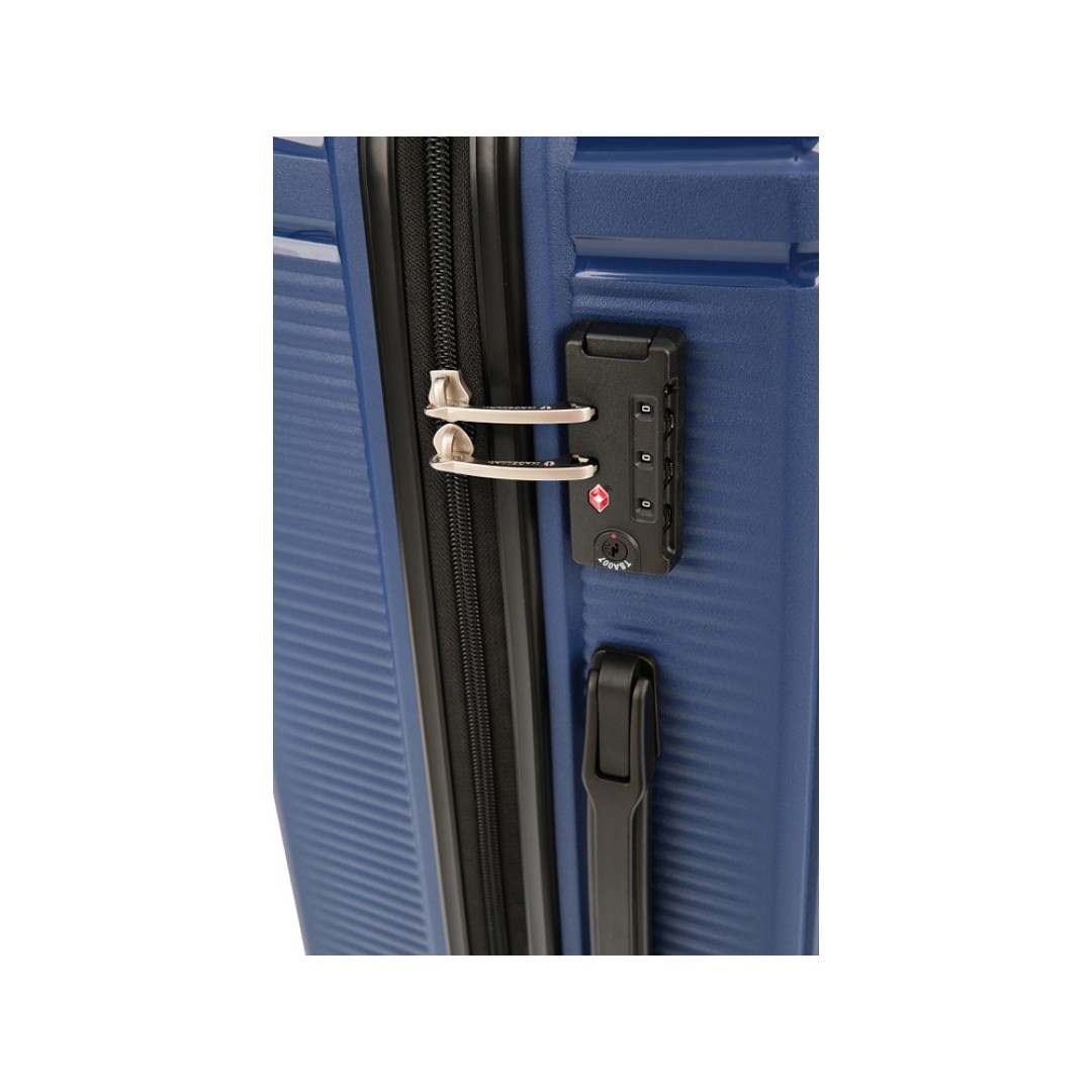 Чемодан 4-х колесный, Magellan, TRINIDAD, 70л, синий металлик