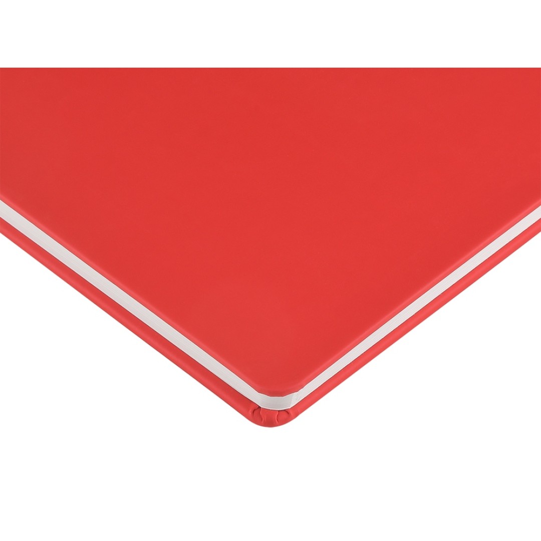 Еженедельник с каменной бумагой А5+ "Carrara", красный