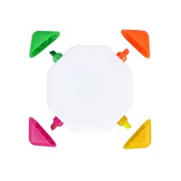 Маркер «Квадрат» 4-цветный на водной основе