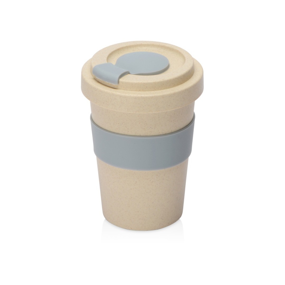 Стакан из пшеничного волокна «Flava», серый