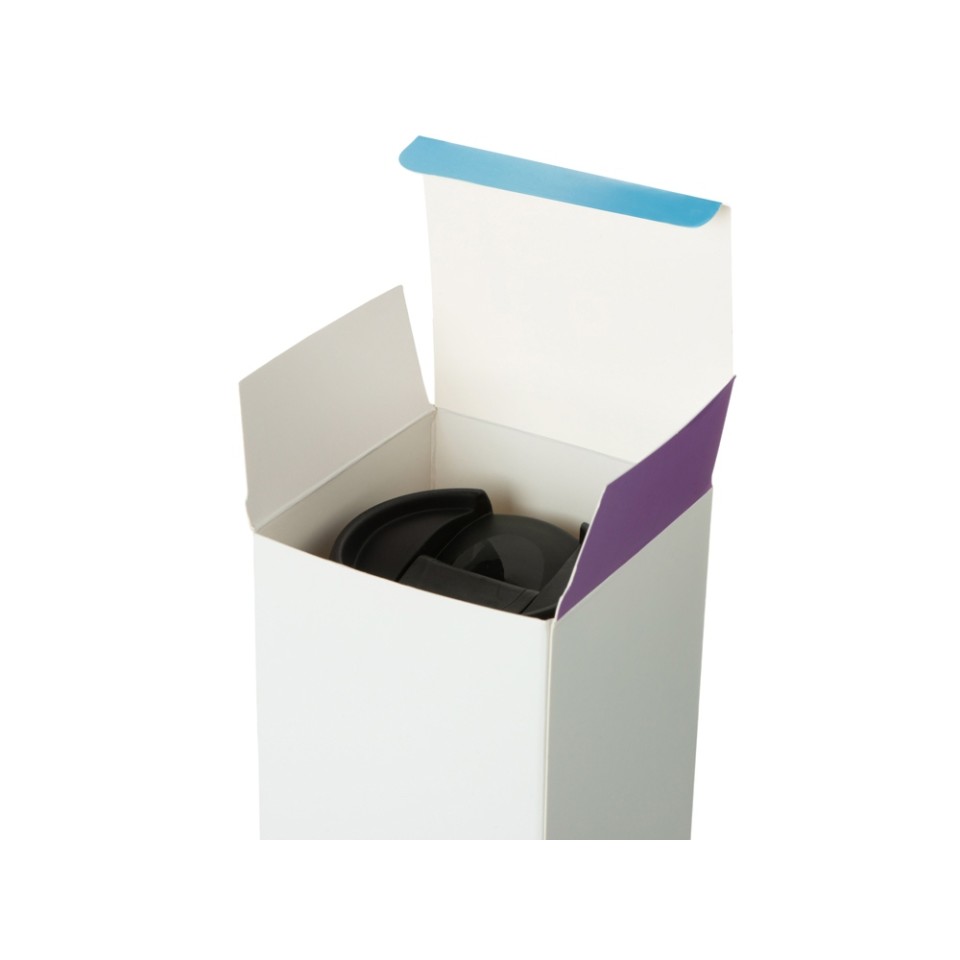 Термокружка "Double wall mug C1", soft touch, 350 мл, темно-синий (Р)
