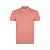 Рубашка поло "Star" мужская, оранжевая глина