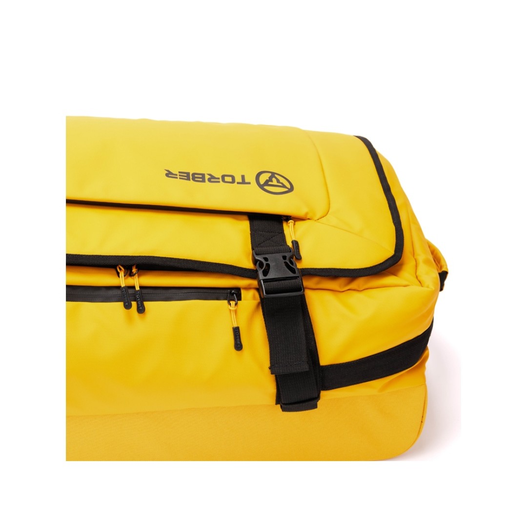 Сумка на колесах TORBER MOBI, желтый, полиэстер 900D с PU покрытием, 70 х 41 х 28,5 см, 81 л