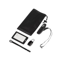 Набор для путешествия: весы, замок, бирка "World"