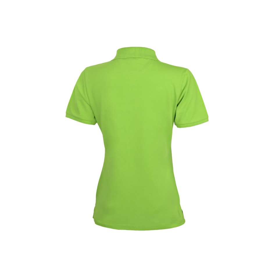 Calgary женская футболка-поло с коротким рукавом, зеленое яблоко