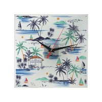 Часы настенные квадратные из стекла 28х28 см «Nile» (Р)