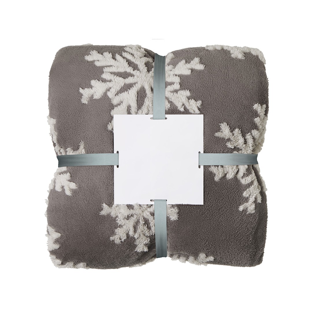 Плед Snowflake новогодний