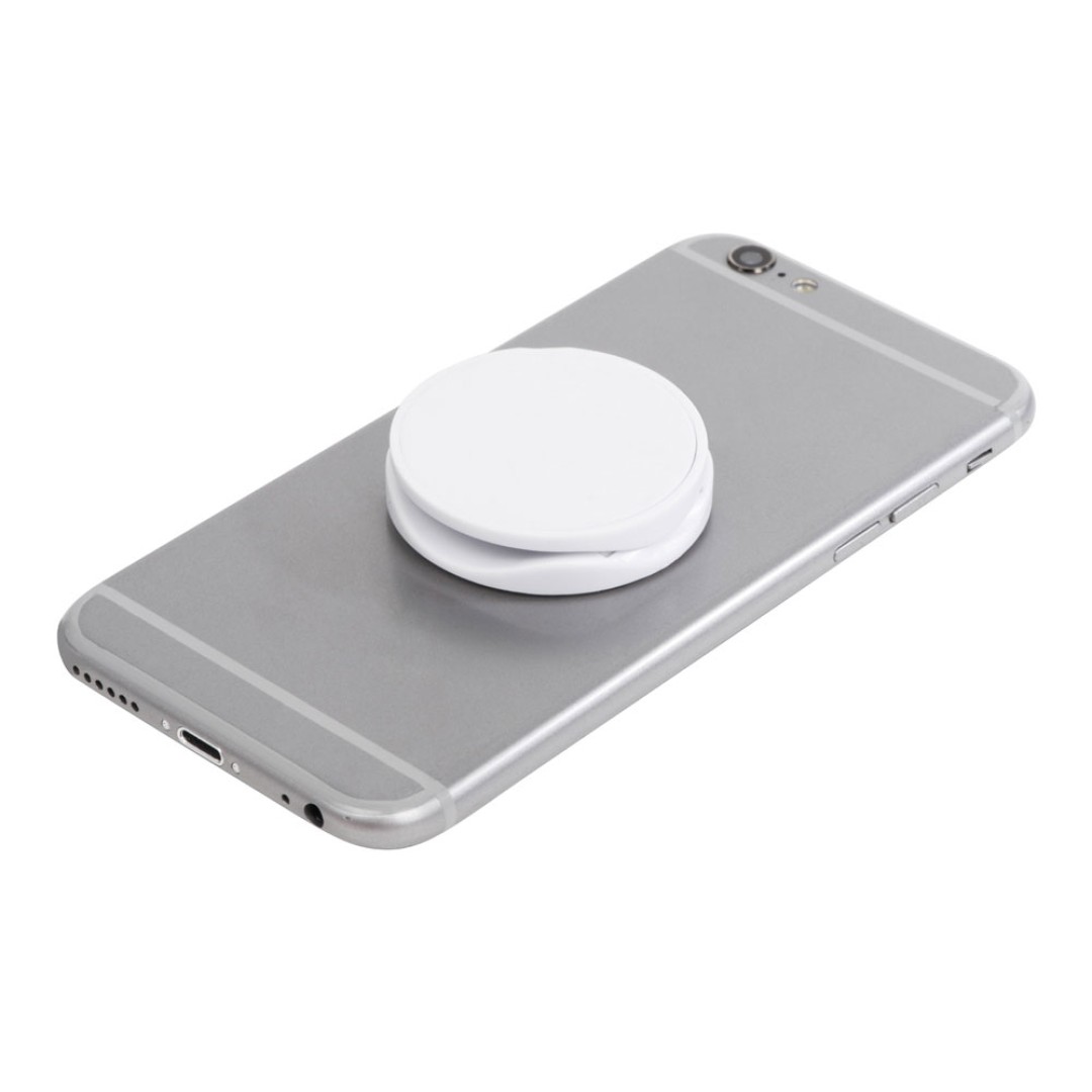 Держатель для телефона с отверстием для пальца «Pop Flex», белый