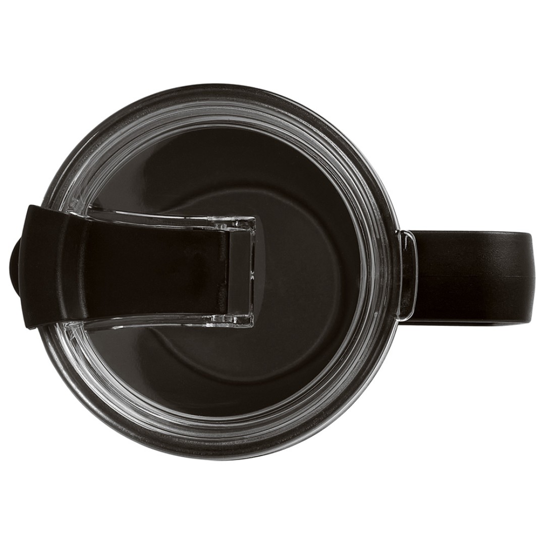 Термокружка KENCHER с двойными стенками из нержавеющей стали 304 и полипропилена, черный