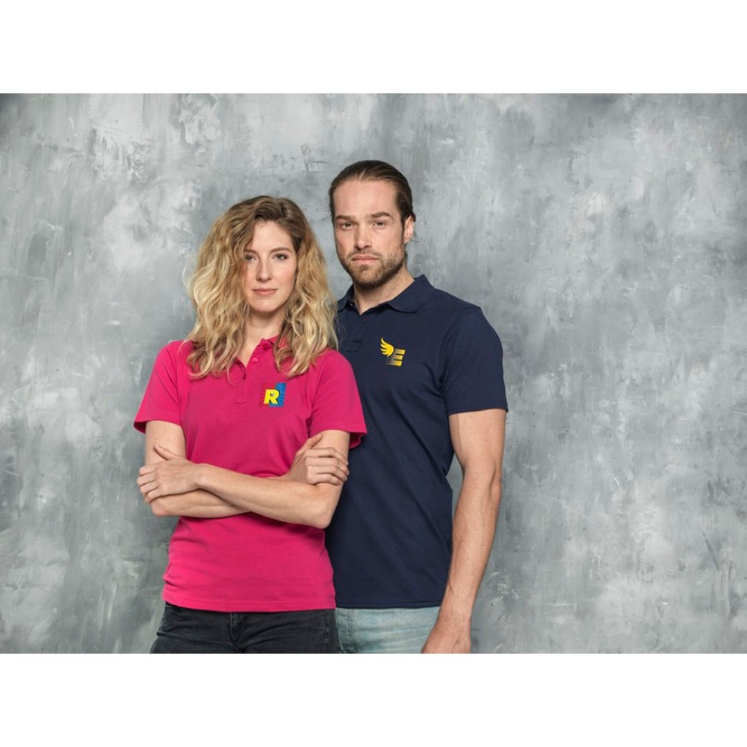 Мужское поло Helios с коротким рукавом, темно-серый