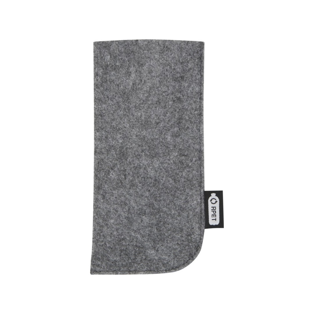 Чехол для очков Felta из материалов, переработанных согласно стандарту GRS, средне-серый