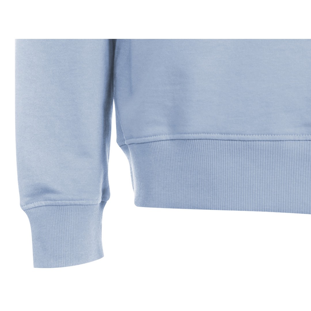 Свитшот «Warsaw» 220гр, унисекс, небесно-голубой