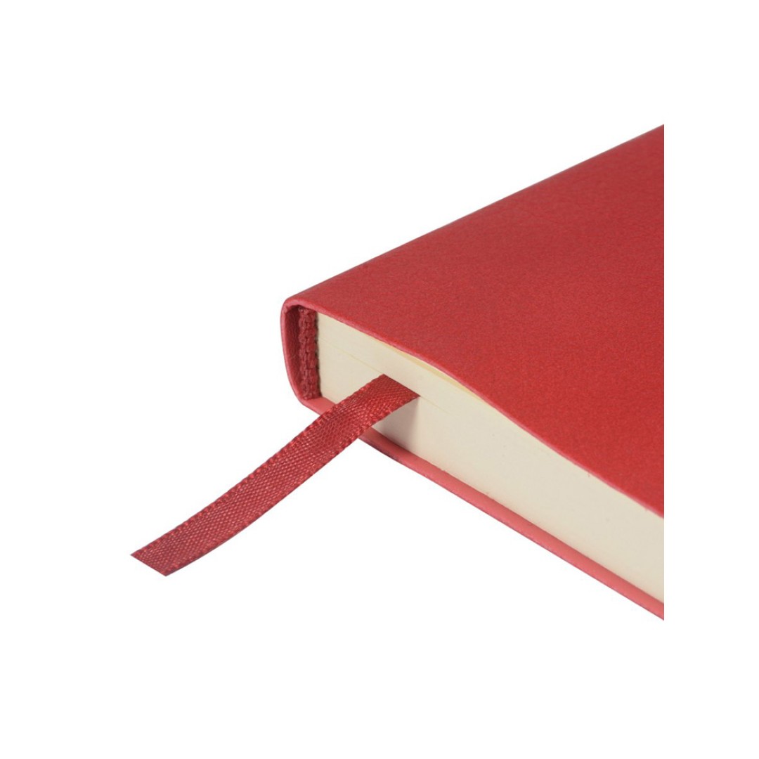 Ежедневник недатированный  А5 "LONDON" красный/темно-серый