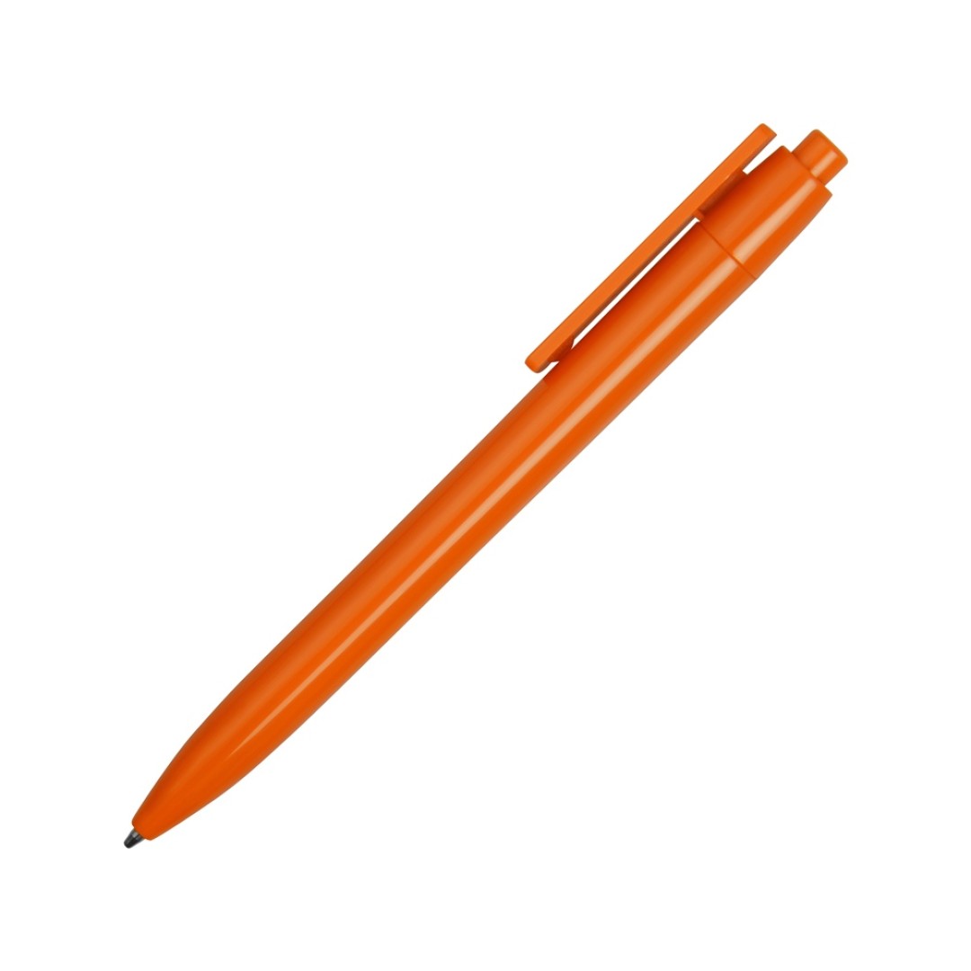 Ручка пластиковая шариковая «Mastic» под полимерную наклейку, оранжевый