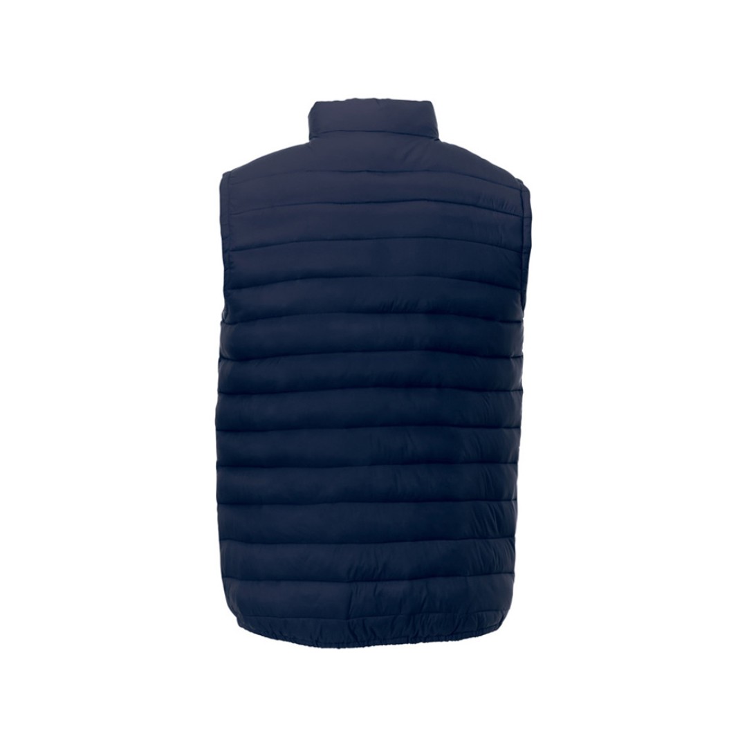 Мужской утепленный жилет Pallas  из переработанных материалов по стандарту GRS - Темно - синий