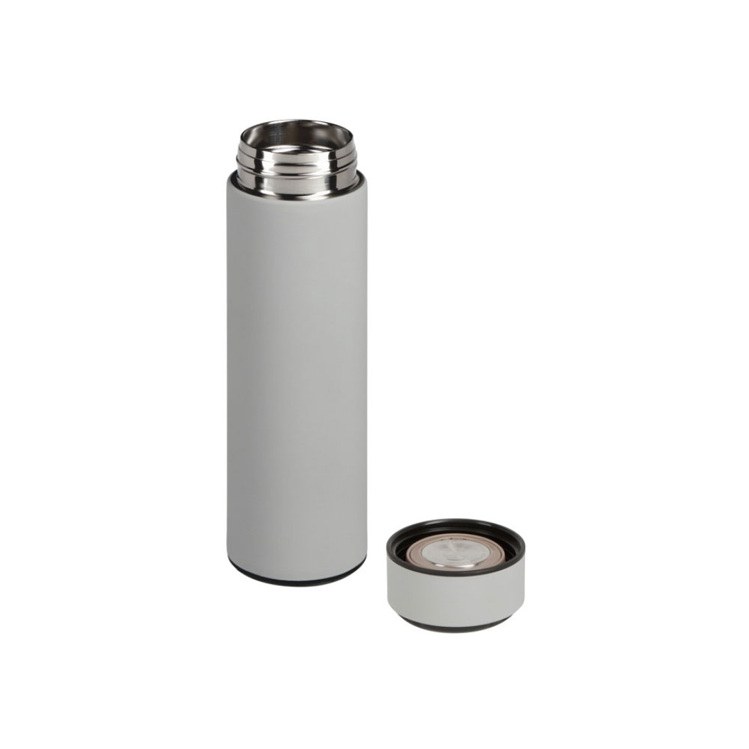 Вакуумный термос «Module X» с индикатором температуры, 500 мл, тубус, серый Cool grey 7C