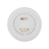 Стальная бутылка "Rely", 650 мл, белый матовый